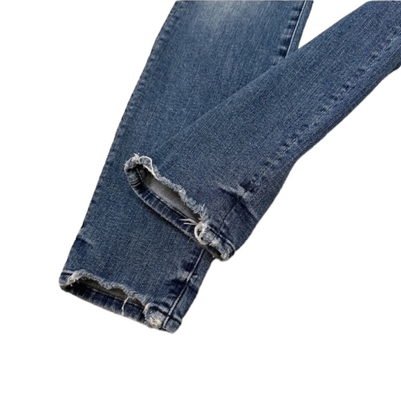 Mother The Looker Ankle Fray jeans blue size 24 - Picture 4 of 7